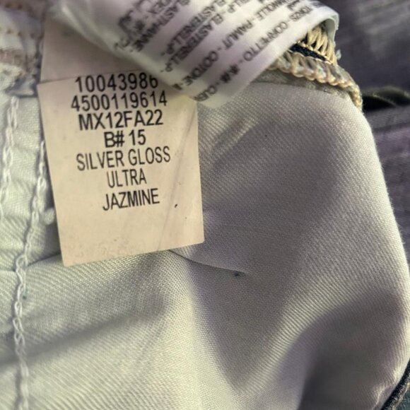 Ariat Jazmine Ultra High Rise Wide Leg Jeans Silver Gloss Size 27R NWT - Picture 11 of 11